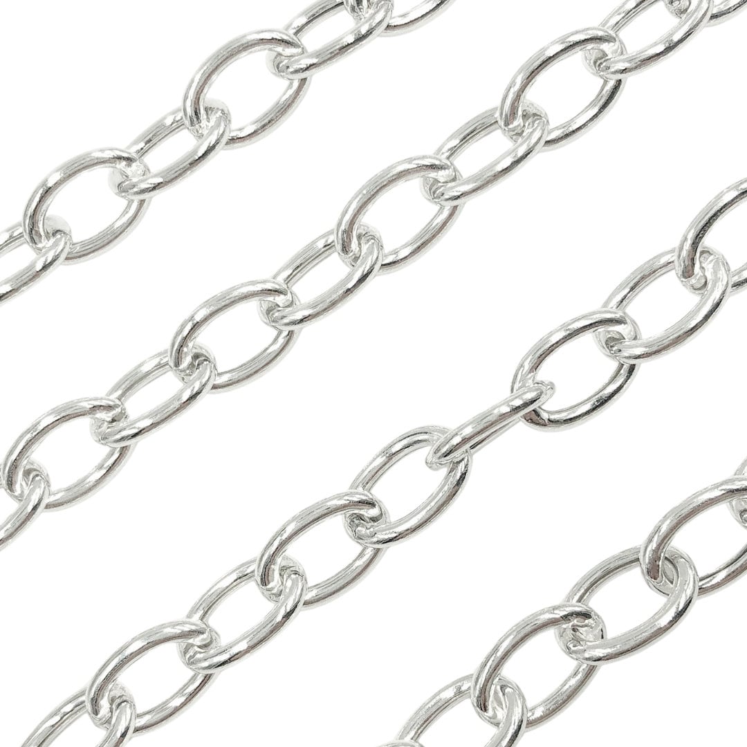 1FT 14x10mm 925 Sterling Silver Chain by Foot Unfinished Etsy