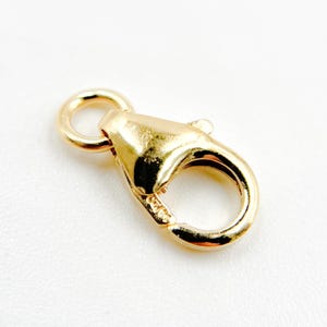 8mm 14K Gold Filled Trigger Clasp With Open Ring, Wholesale Findings Supply for DIY Jewelry Making. 2925NTC1WRGF