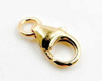 Zapięcie zatrzaskowe 8 mm ze złota 14k z otwartym kółkiem, elementy jubilerskie. 2925NTC1WRGF