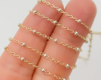 Gold Filled Satellite Chain
