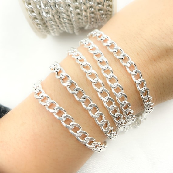Buy 1FT 5x7mm 925 Sterling Silver Curb Chain Silver Curb Link