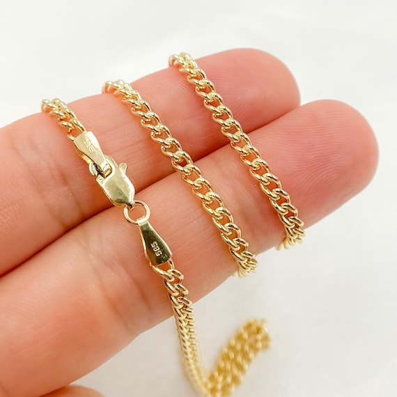 14K GS ゴールドネックレス USA産 55cm 2mm幅 【公式通販】