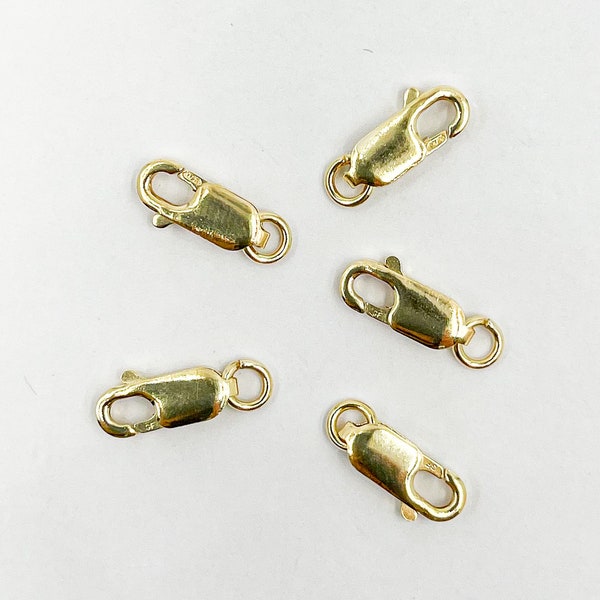 14K Gold Filled 12 mm lobster clasp, 14k Gold Filled Jewelry Findings Bulk, Wholesale Gold Filled Clasps, Gold lobster Clasp GFLC-2