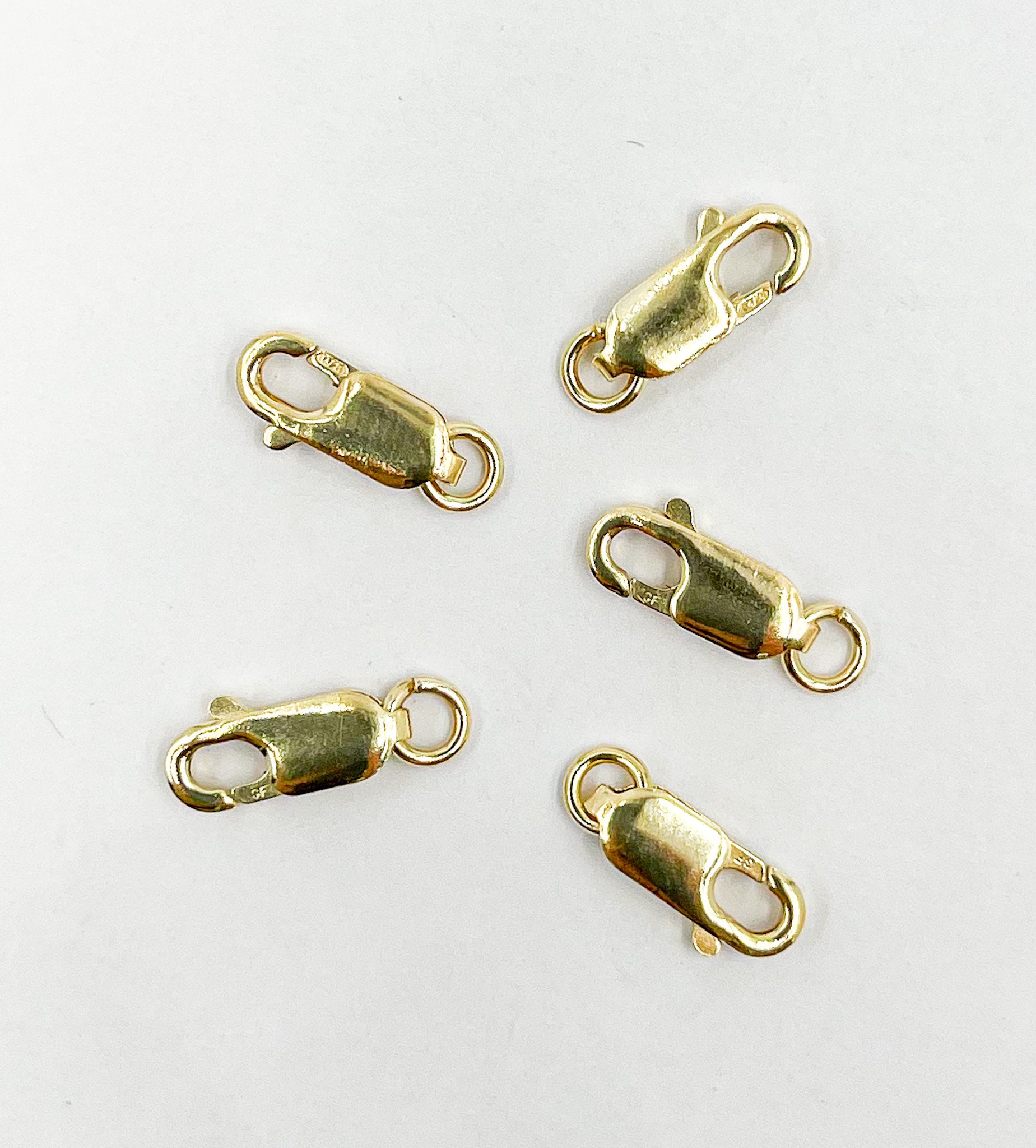 14K Gold Filled 12 mm lobster clasp, 14k Gold Filled Jewelry Findings Bulk, Wholesale Gold Filled Clasps, Gold lobster Clasp GFLC-2