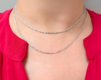 925 Sterling Silver Sparkle Glitter Margarita Diamond Cut