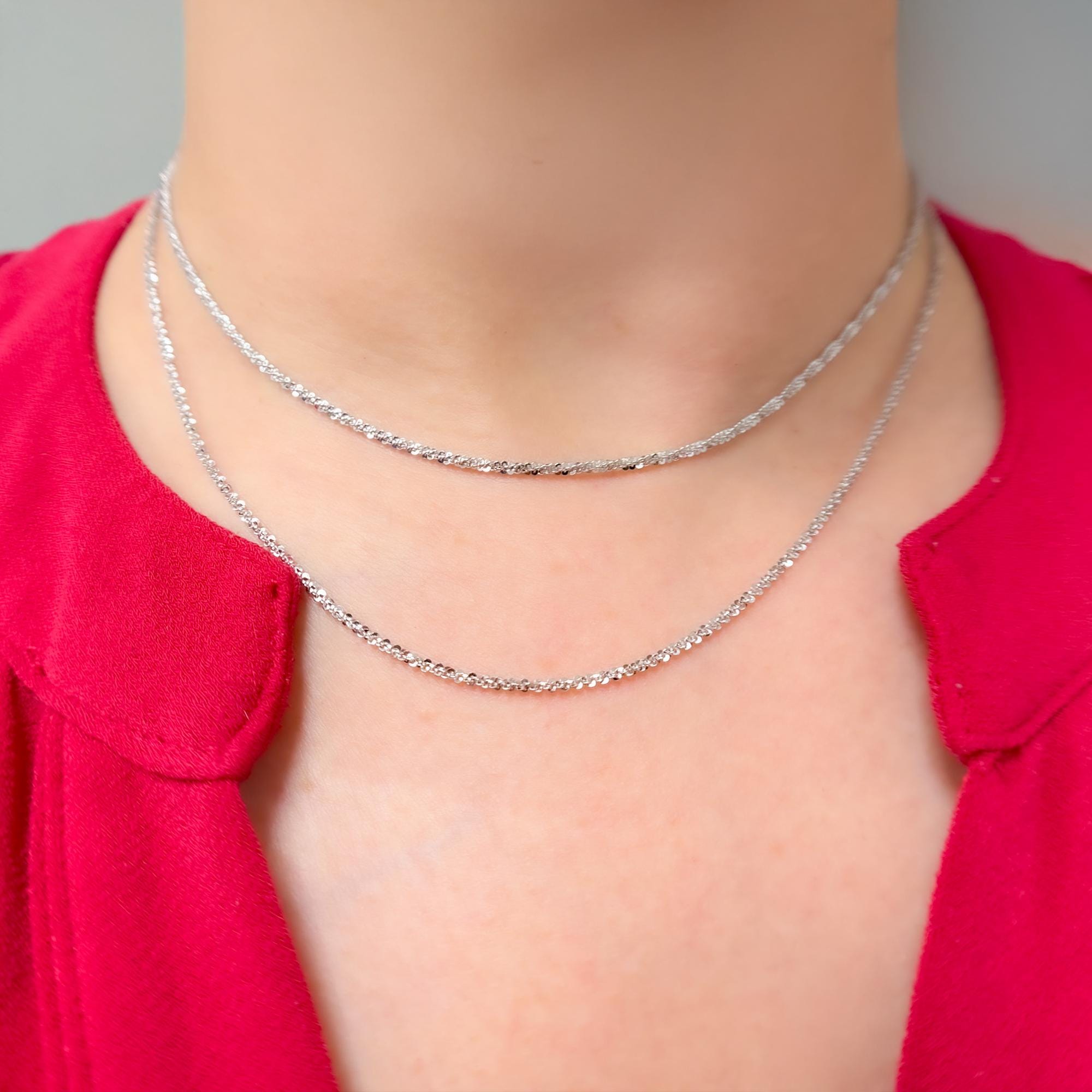 925 Sterling Silver Sparkle Glitter Margarita Diamond Cut