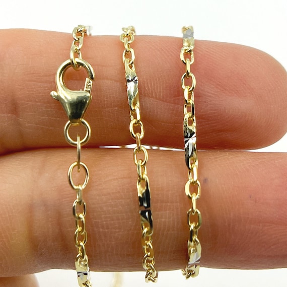 14Kゴールドダイヤモンドカット3?x 15?mm 3?x 65?mm フープイヤリング Solid 14k Gold Tri 並行輸入品