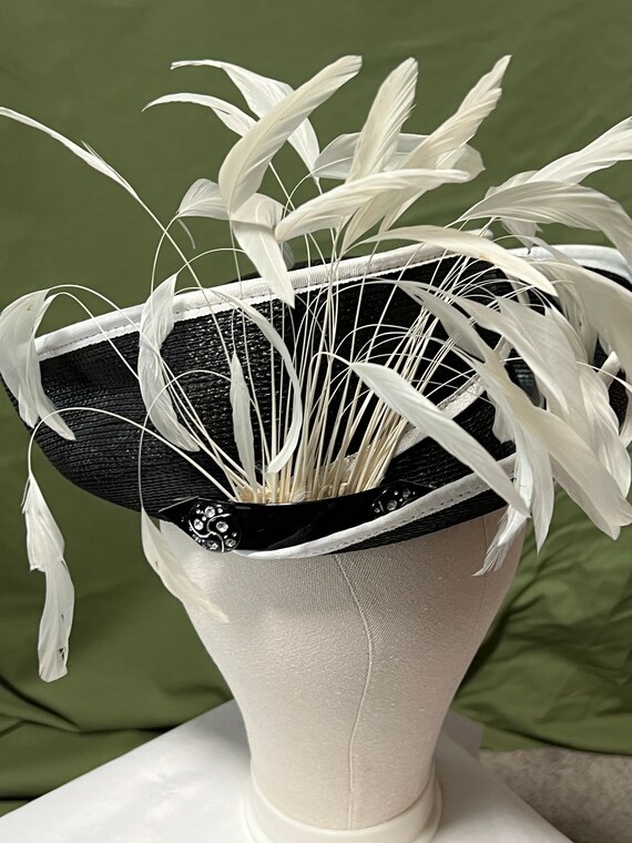 Gorgeous 1980’s vintage ladies dress hat - Gem