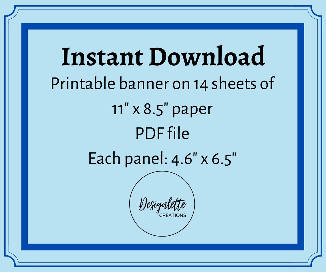 Printable Welcome Back to Work Banner Sign DIY Printable Welcome Back