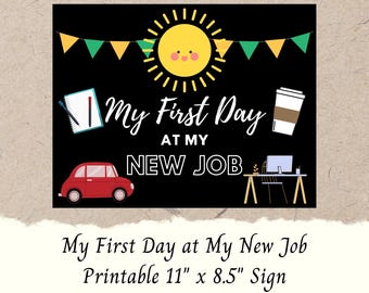 Druckbares Schild zum ersten Tag der Arbeit | Farbenfrohe Kreidetafel (Digitaler Download)