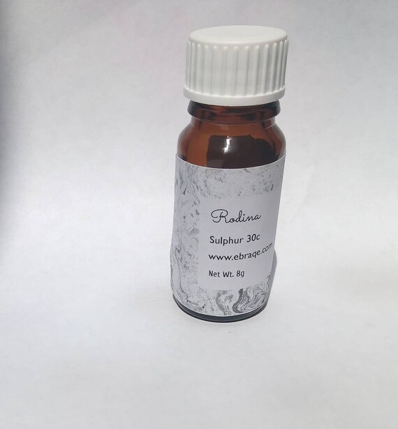 Sulphur 30c Homeopathic remedy approx 8g Etsy