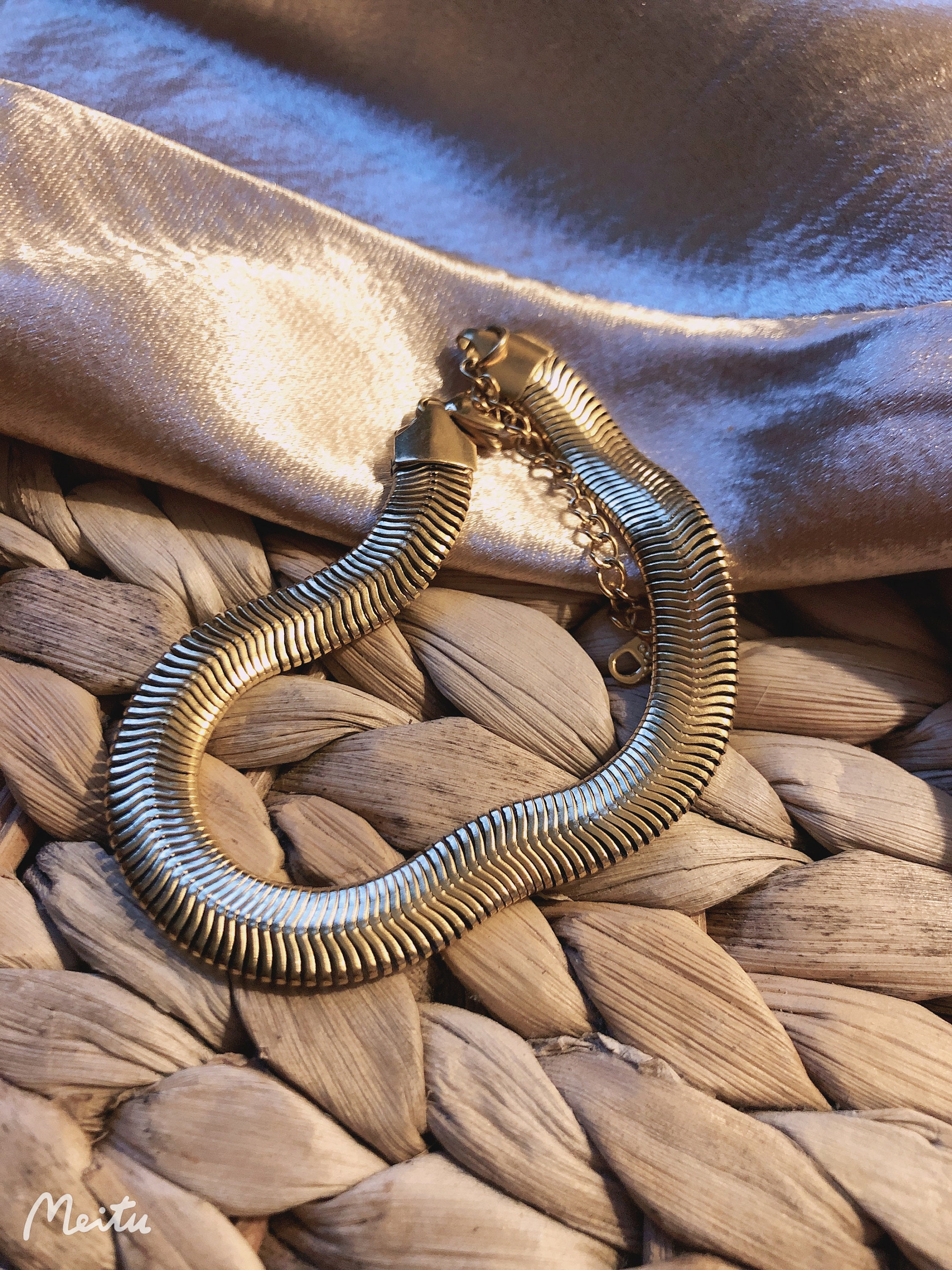 Snake Chain Bracelet Etsy