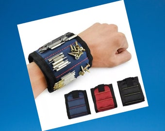 Magnetic Wristband Portable Tool Bag Electricians Wrist Tool Belt Screws Nails Drills Repair tool