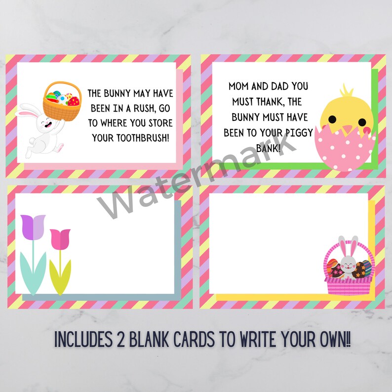 Easter Basket Scavenger Hunt Easter Treasure Hunt Free Bunny Etsy