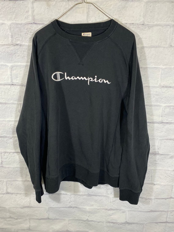 Vintage 90’s Champion stitched big logo cruneck sw