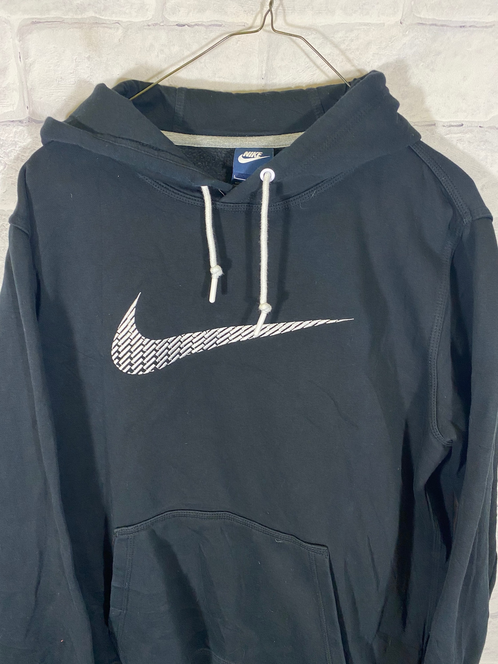Nike big check hoodie sweater | Etsy