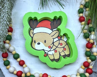 Wrapped in Lights Reindeer/Rudolph Cookie Cutter