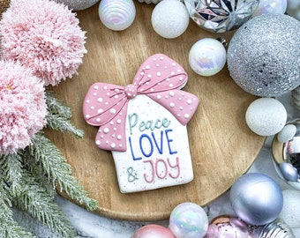 Big Bow Plaque Cookie Cutter