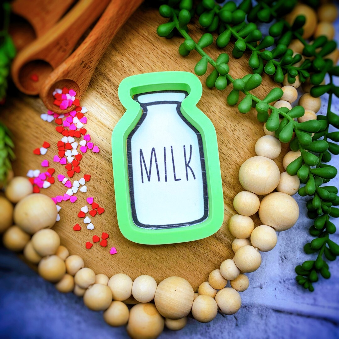 Glass Milk Bottle/jug Cookie Cutter Etsy
