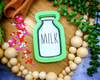 Glass Milk Bottle/Jug Cookie Cutter