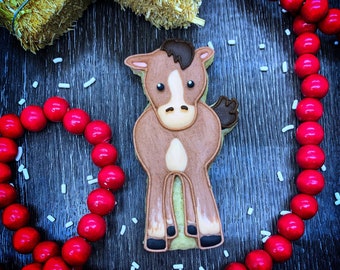 Cortador de galletas de caballo