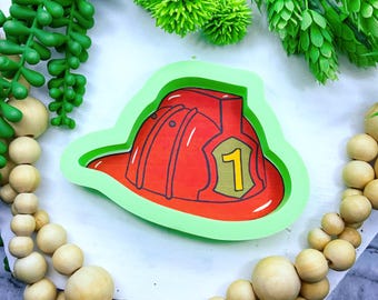 FireFighter Helmet Cookie Cutter