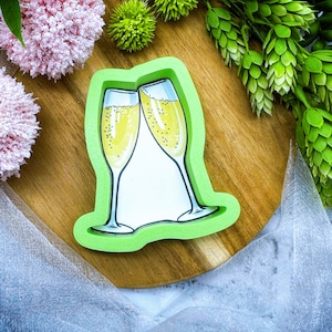 Champagne Flutes Cookie Cutter