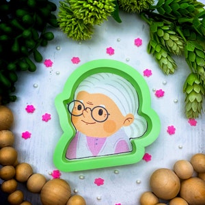 Grandma/Mrs Clause Cookie Cutter