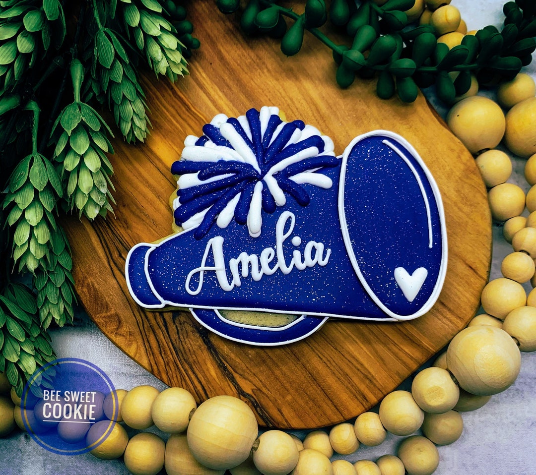 Cheer Megaphone & Pompom Cookie Cutter Etsy