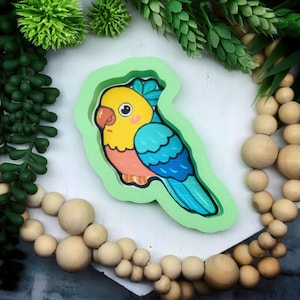 Cute Parrot Cookie Cutter