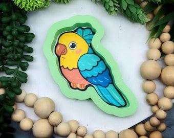 Cute Parrot Cookie Cutter