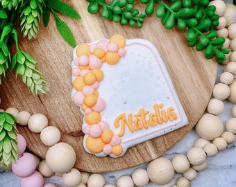 Bubble Plaque Cookie Cutter