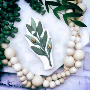 Olive Leaf Branch Cookie Cutter