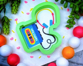 Walkman Tape Player Cookie Cutter