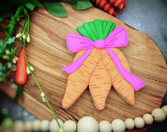 Carrot Bunch Cookie Cutter