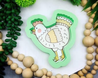 Tagliapasta per biscotti a forma di gallina/pollo