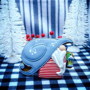 Gnome with snail hat Cookie Cutter