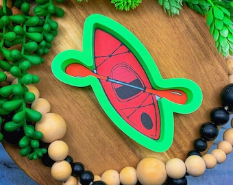 Cortador de galletas con forma de kayak