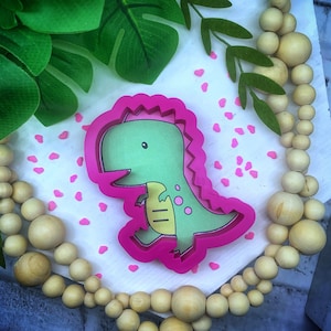 Cute T-Rex Cookie Cutter
