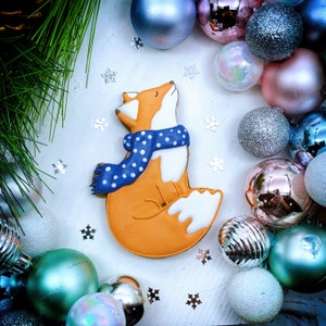 Fox with Scarf Cookie Cutter