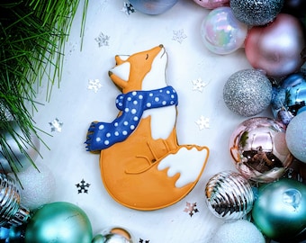 Fox with Scarf Cookie Cutter