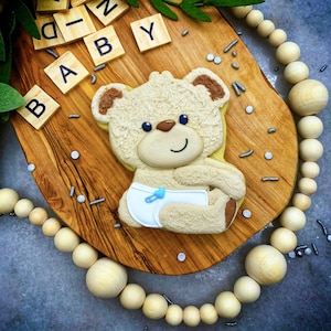 Bear with Diaper Cookie Cutter