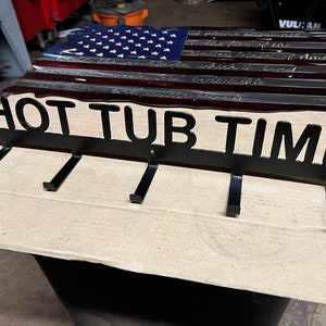 Hot Tub Towel Rack