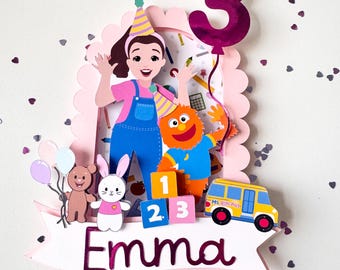 Ms Rachel Cake Topper / Kids Party Decoration