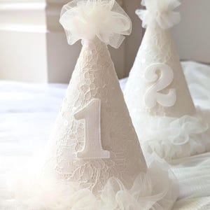 Kids birthday party hat. Baby photoshoot props. - Sparkle