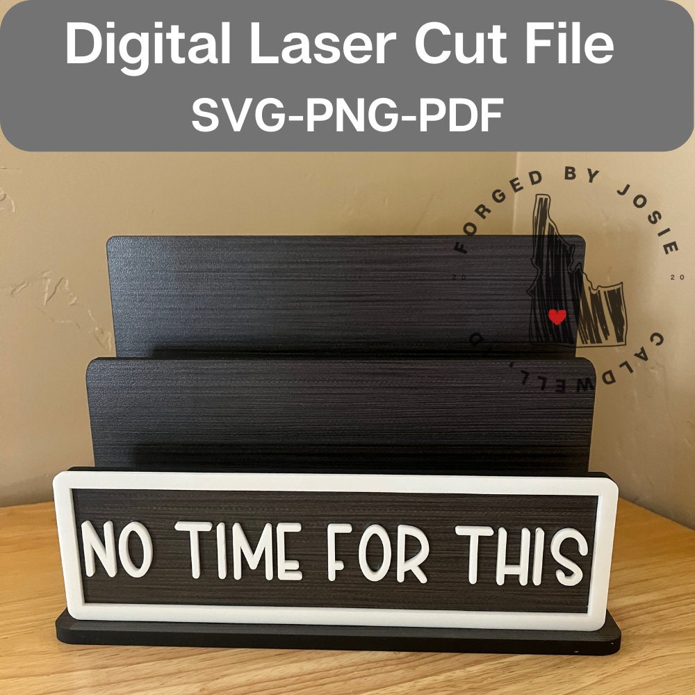 Digital File Only Laser Cut Desktop File Organizer Teacher Gift Kitchen ...