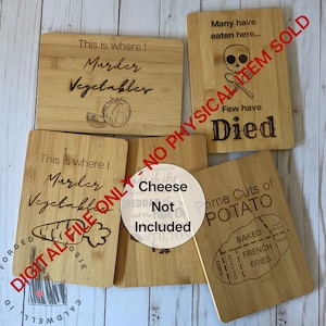 DIGITAL FILE - Funny Cutting Board Sayings for Engraving - Svg - Png - Pdf