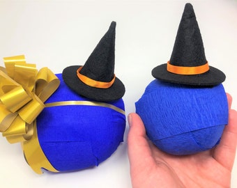 Blue Witchy Surprise Ball Kids Christmas Activity Unique Gift Halloween Party Favors Wizard Birthday Book Lover Eagle House Mystery Box Bag