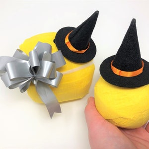 Yellow Witchy Surprise Ball Kids Christmas Activity Gifts Halloween Party Favors Wizard Birthday Book Lover Gift Badger House Mystery Box
