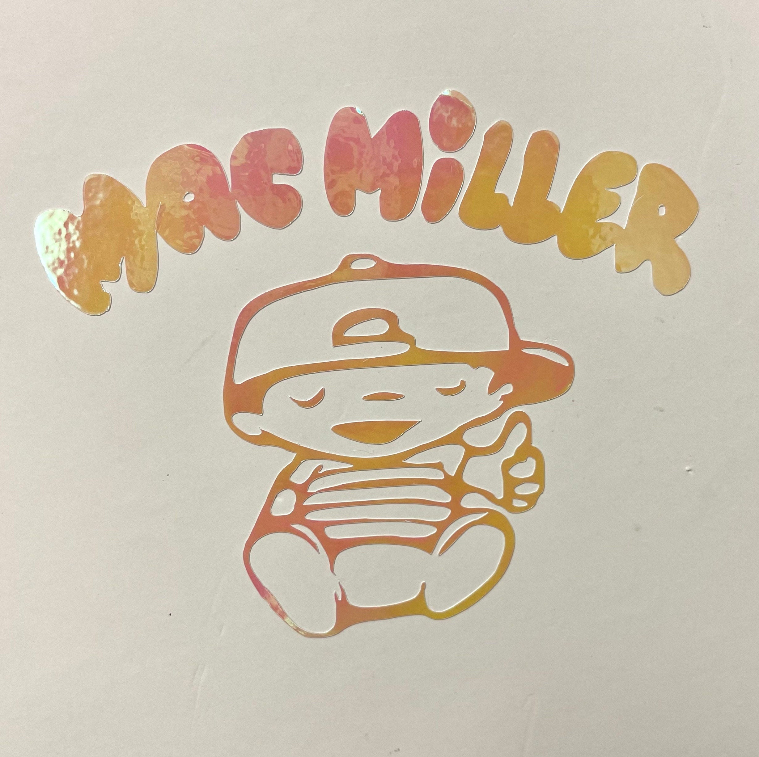 Mac Miller Sticker Mac Miller Decal Rap Music Sticker Etsy